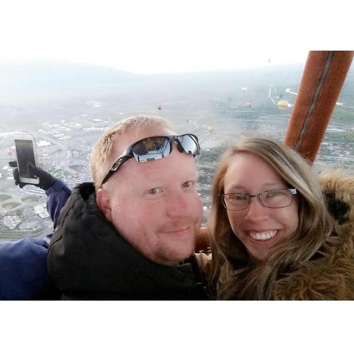 Our first cross country trip together (From Fredericksburg, VA to Albuquerque, NM) and Sara's first hot air balloon ride.