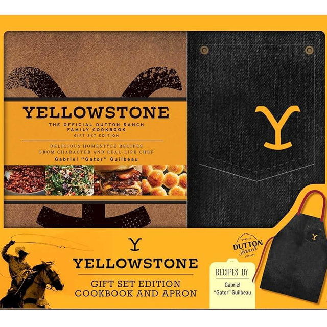Yellowstone: The Official Dutton Ranch Family Cookbook Gift Set: Plus Exclusive Apron
