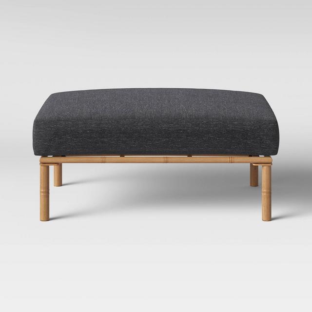 Calla Patio Ottoman - Charcoal - Opalhouse™