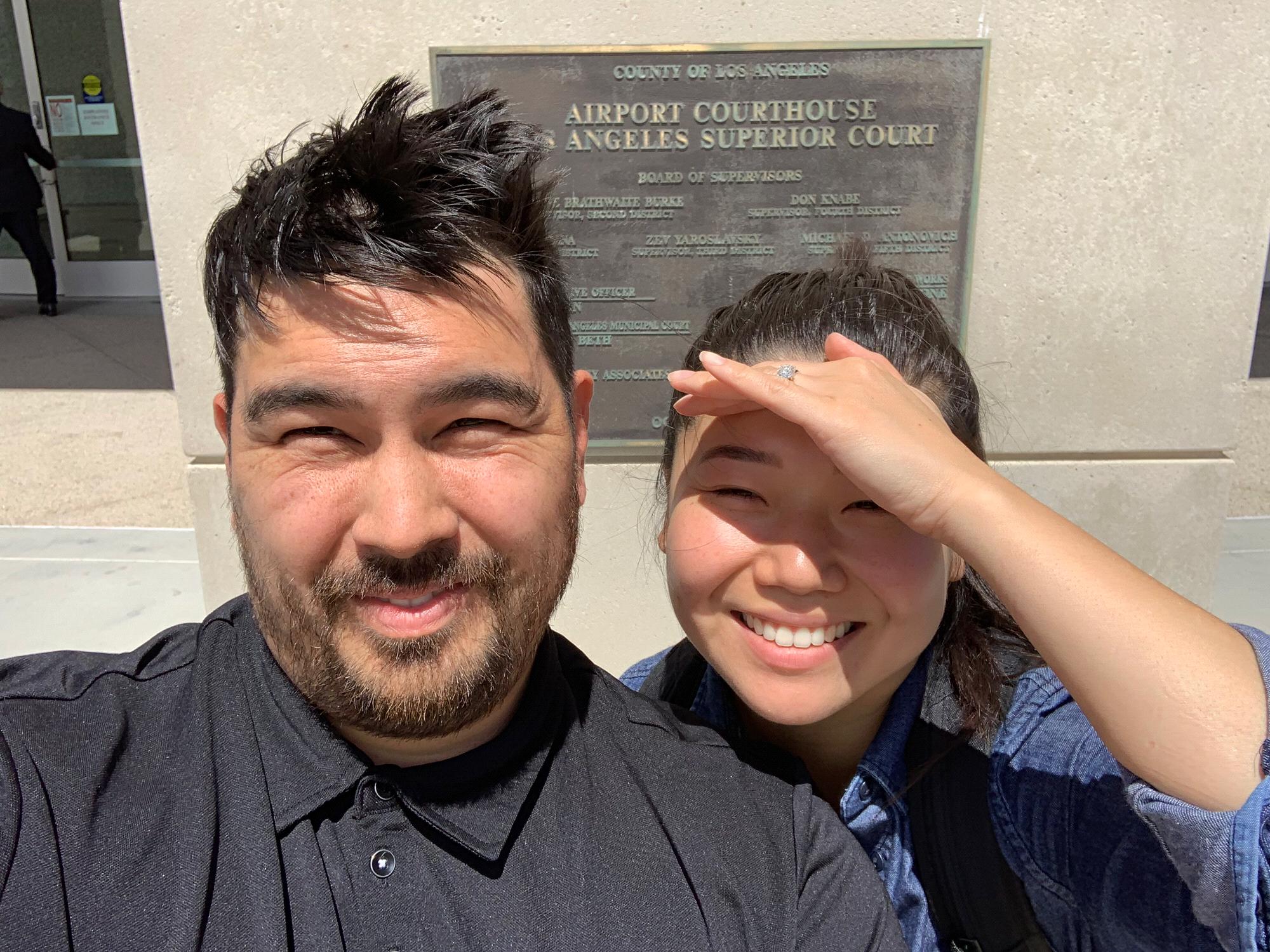 Marriage license official! 📃 Airport Courthouse, CA.