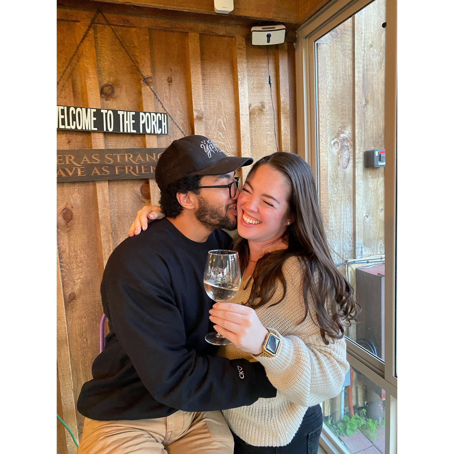 November 7, 2023: Our first time seeing each other since Tony left for tour in September. Cass took a trip to NJ to spend time with Tony and see him run the show again!