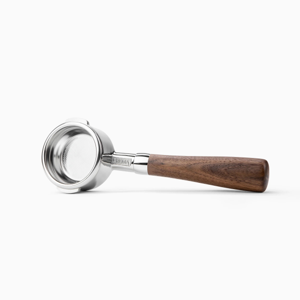 Bottomless Portafilter | Size: 58mm (for Breville) | Color: Walnut