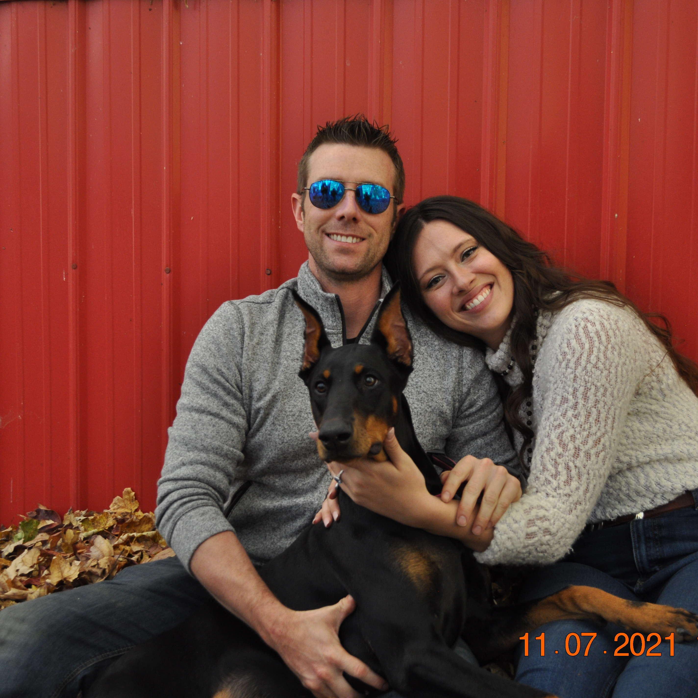 Engagement photo taken by Father of Groom, John Huff!