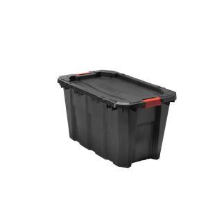 25 Gal. Latch and Stack Tote in Black