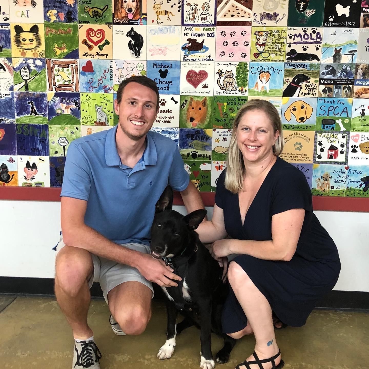Kona's adoption day!