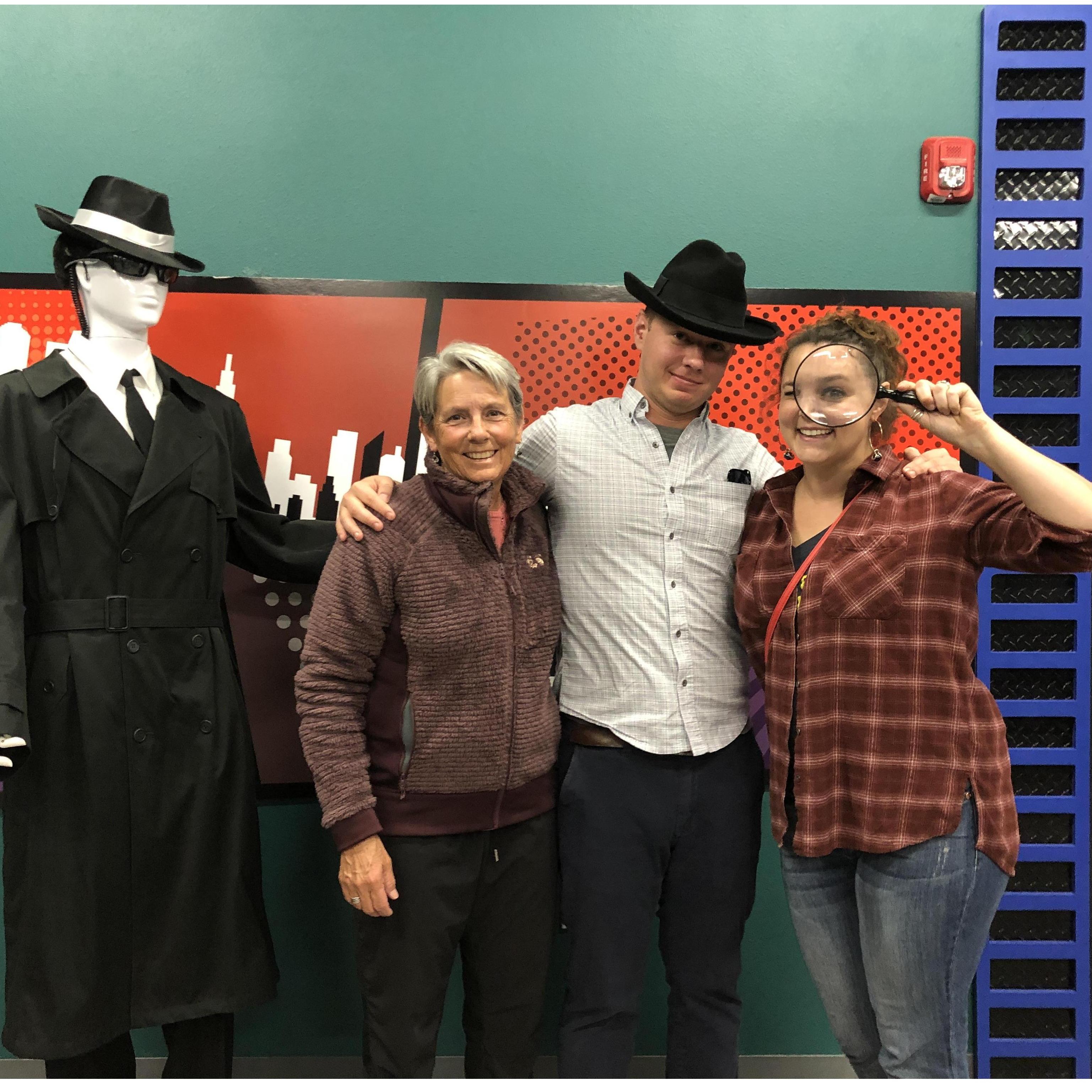 Escape room with Britt's mom in Santa Fe, because why not?