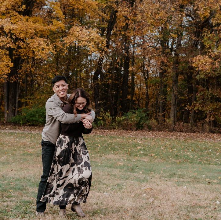 Fall engagement photos
