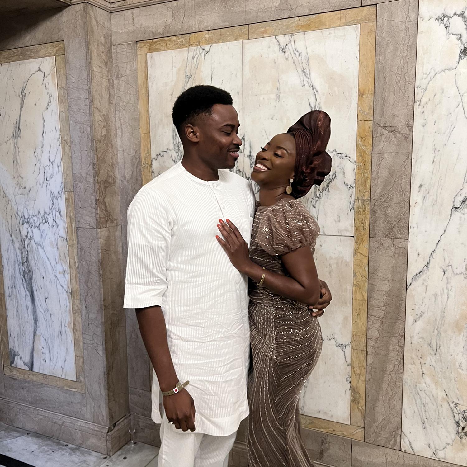 First Nigerian wedding (also just cos we look cute here 😄)
