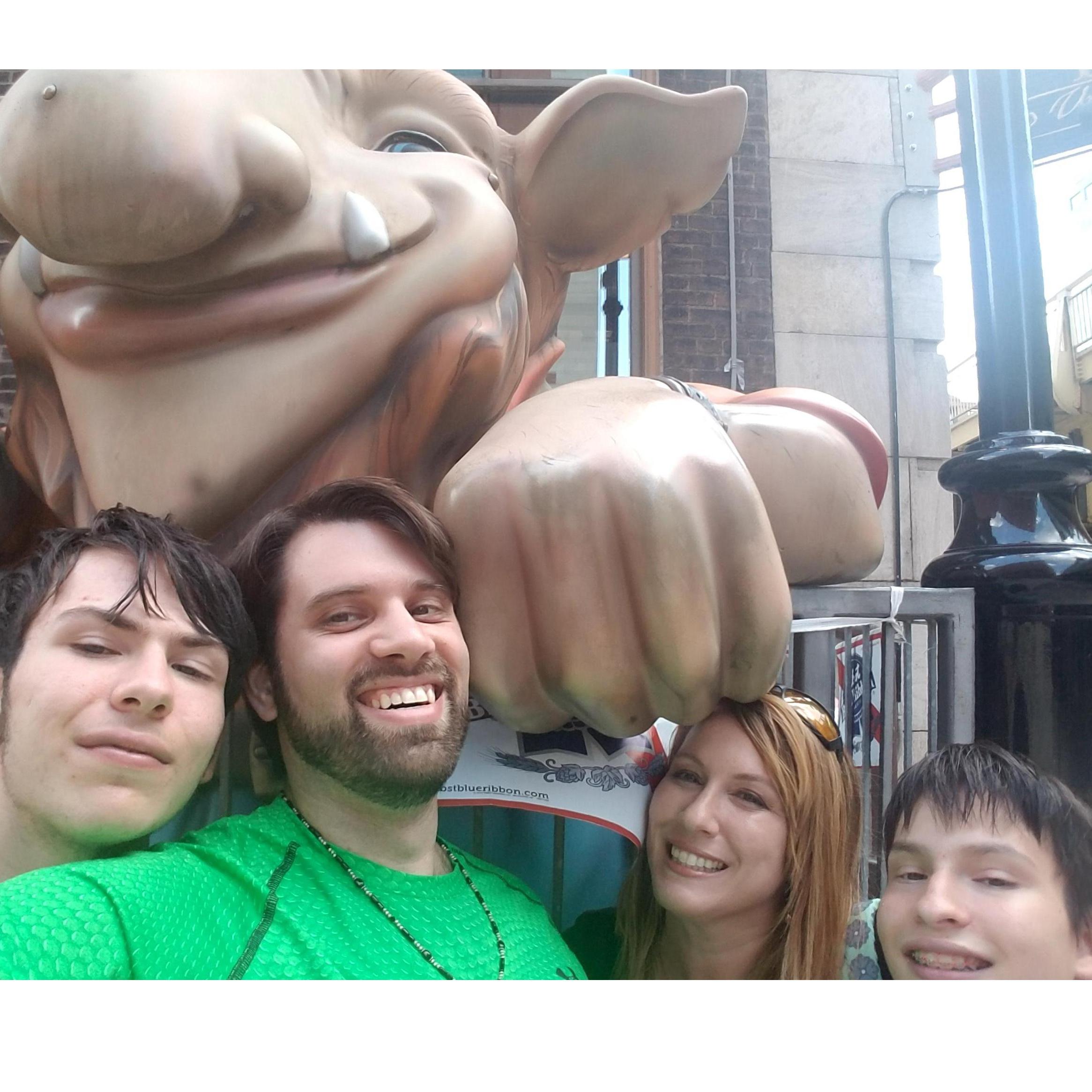 Louisville, KY.  We ate a lot.