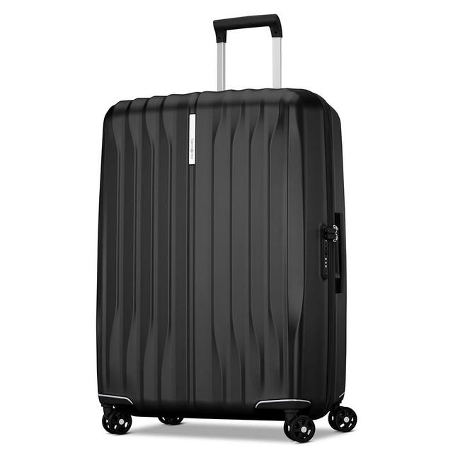 Samsonite UpLIFT 27" Lightweight Hardside Large Checked Luggage with Spinner Wheels - Expandable Luggage - Airline-Approved, Polycarbonate Hard Suitcase for Ultra Lightweight Travel - Phantom Black