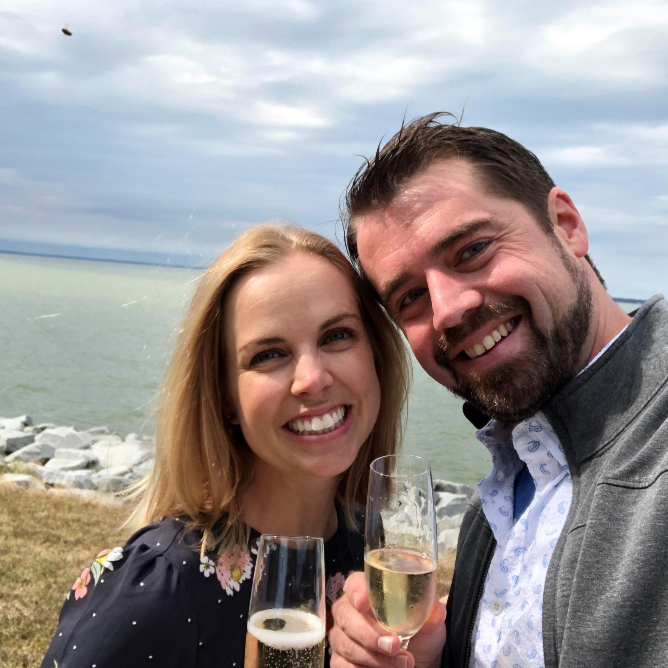 Moments after the Engagement!