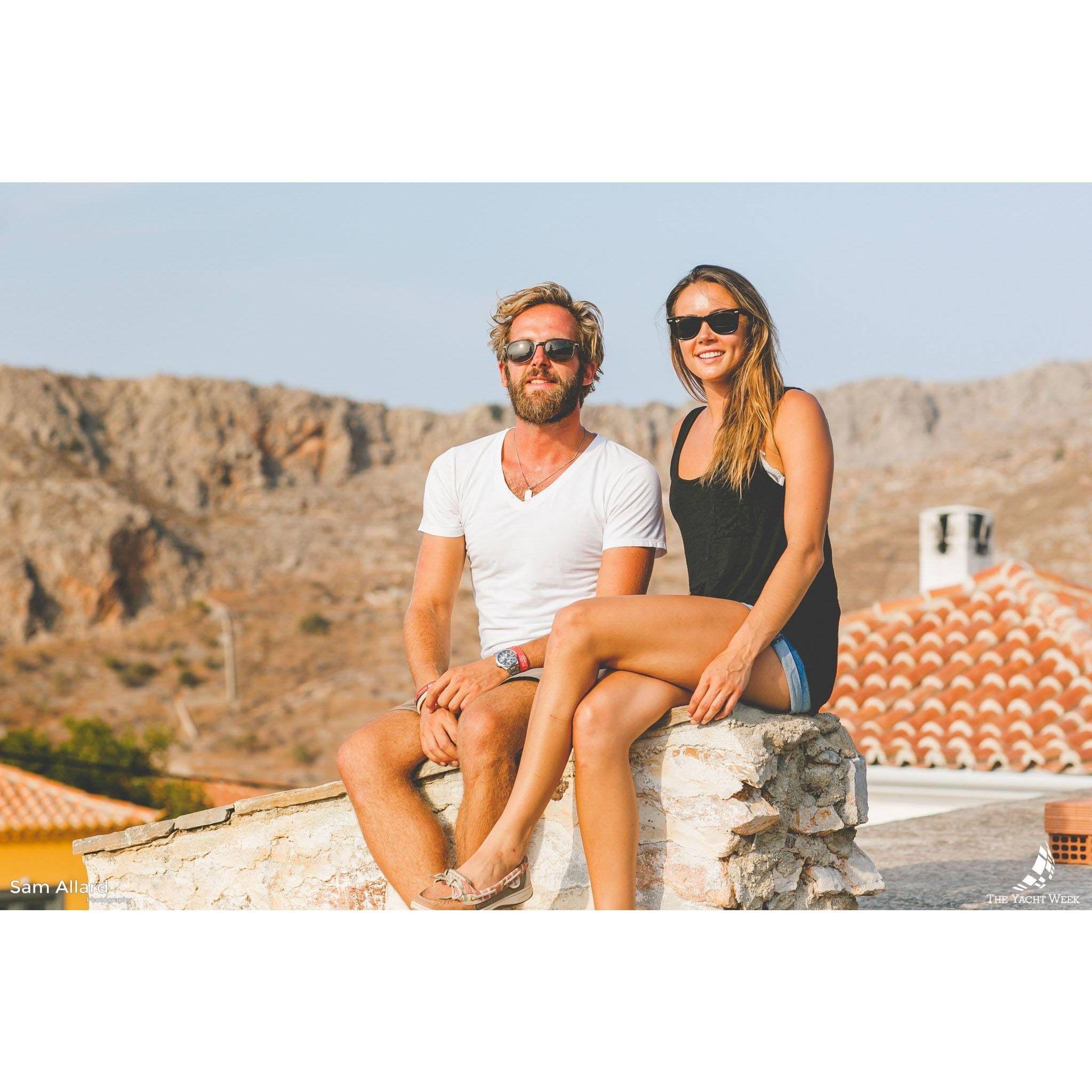 The week we met, August 2016, in Greece