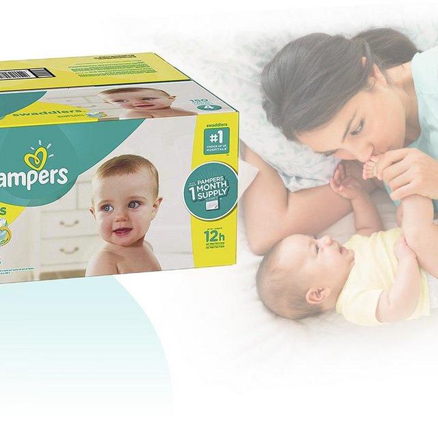 Diapers Size 4, 150 Count - Pampers Swaddlers Disposable Baby Diapers, ONE MONTH SUPPLY
