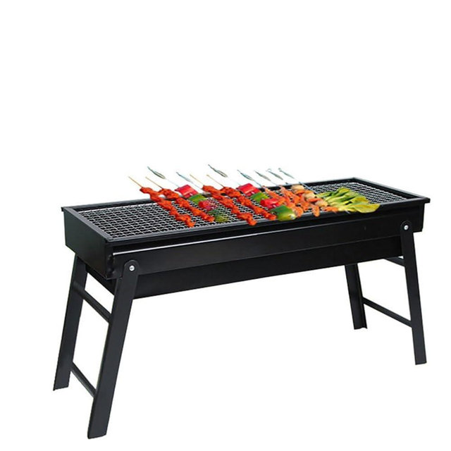 Tatasay Barbecue Charcoal Grill Stainless Steel Folding Portable BBQ Tool Kits for Camping Hiking Picnics, Travel, Garden, Outdoor