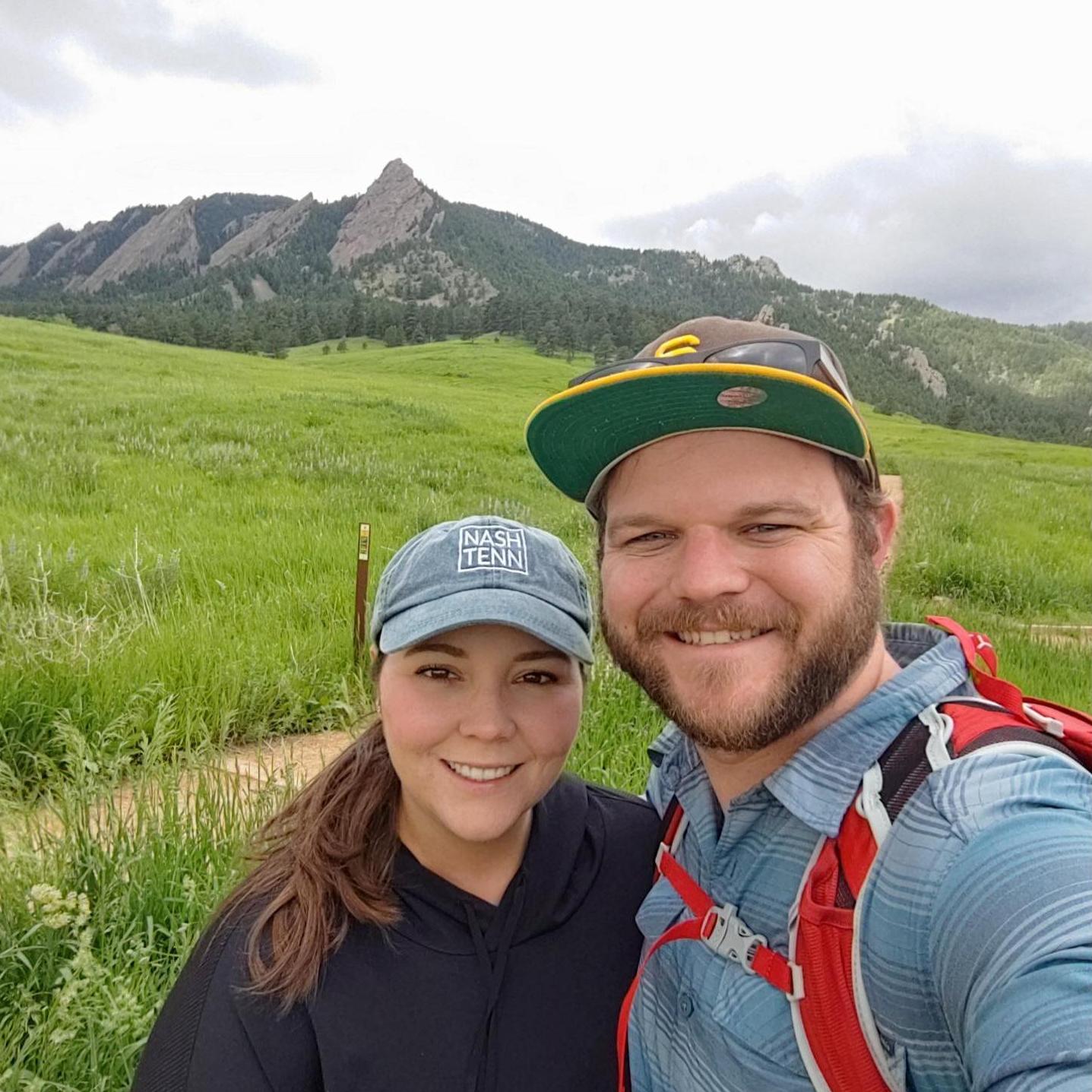 In Boulder, CO; one of Annie and Thomas' favorite places!