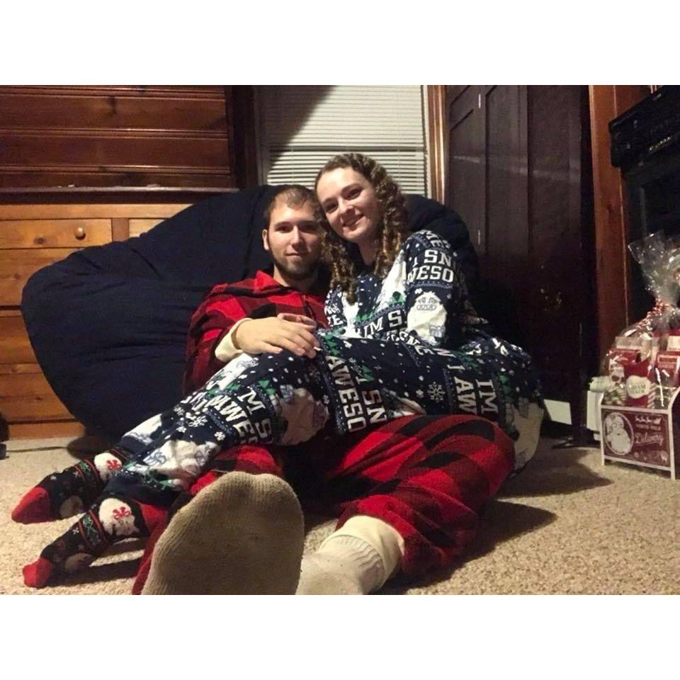 Our first Christmas together. Jake gave Amanda a promise ring this night.