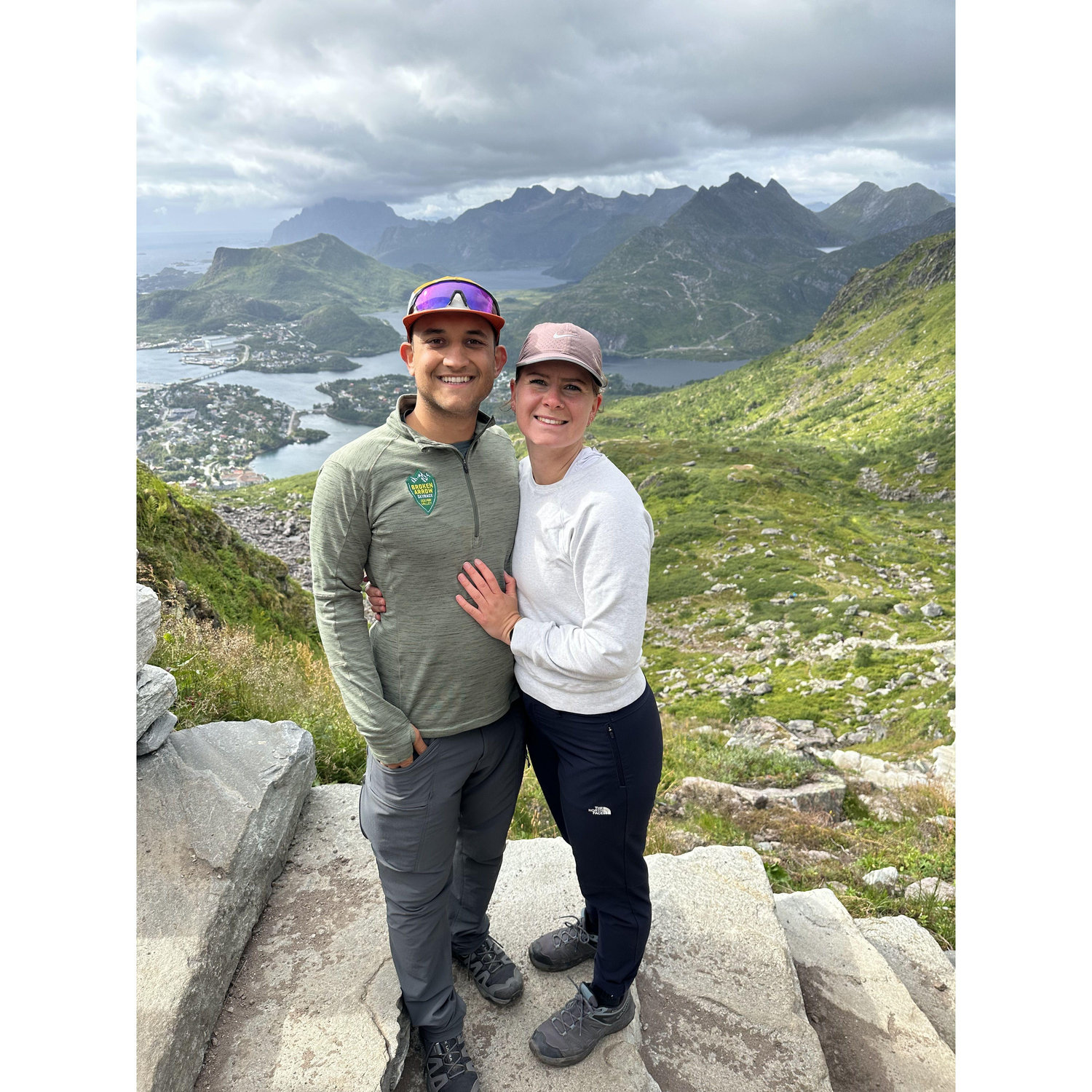 Hiking in Lofoton, Norway