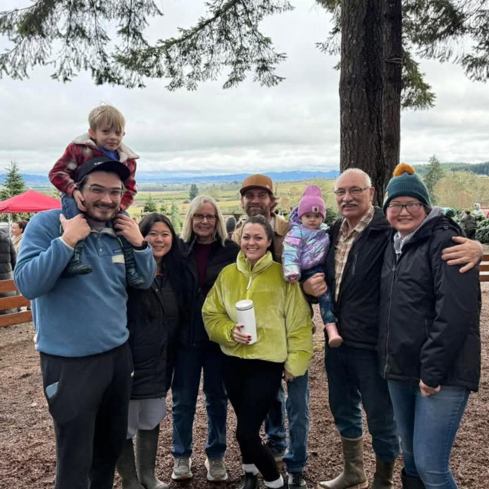 The gang getting Chase's first ever REAL Christmas tree!