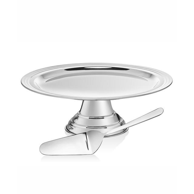 Godinger Revere Footed Cake Plate with Server