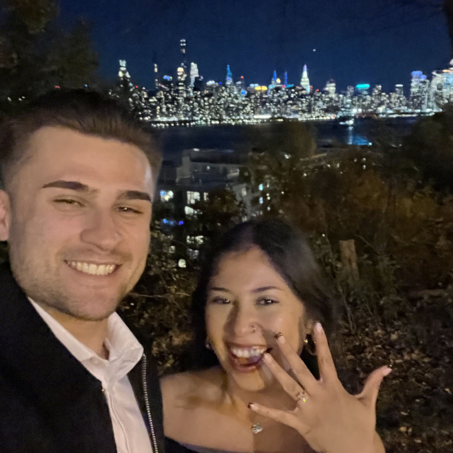 Night we got engaged