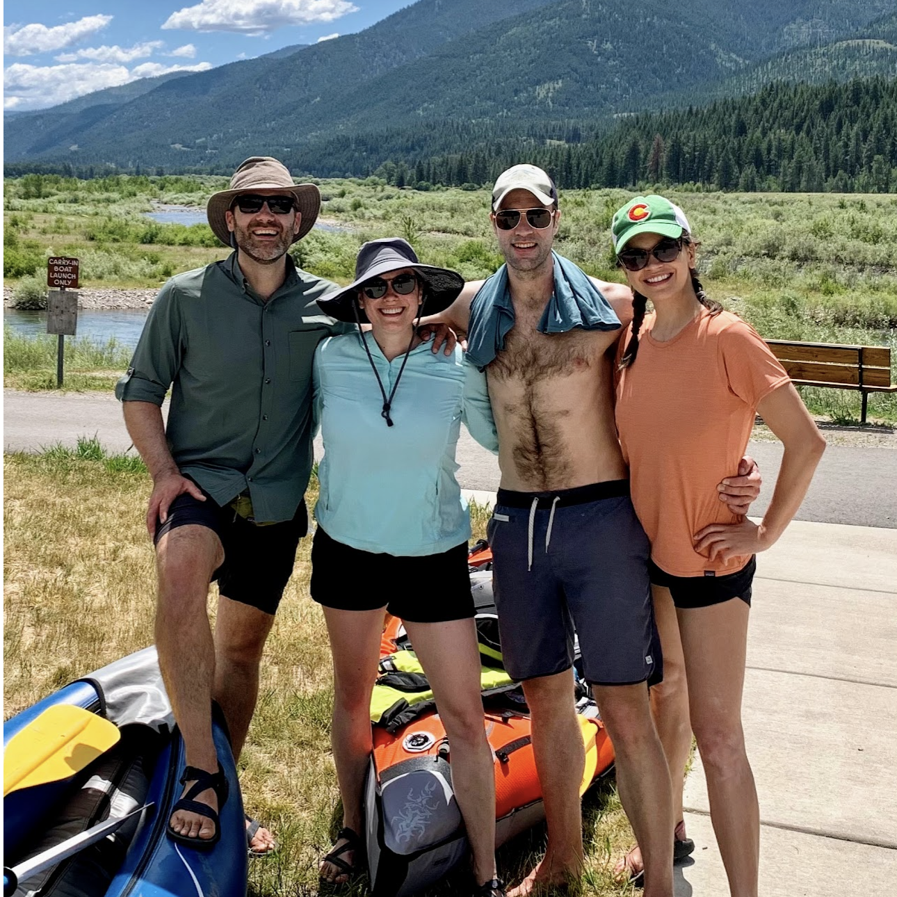 Kayaking with our favs!