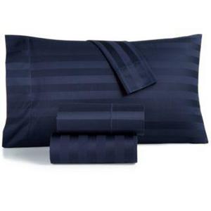 Charter Club - Stripe Queen 4-Pc Sheet Set, 550 Thread Count 100% Supima Cotton, Created for Macy's