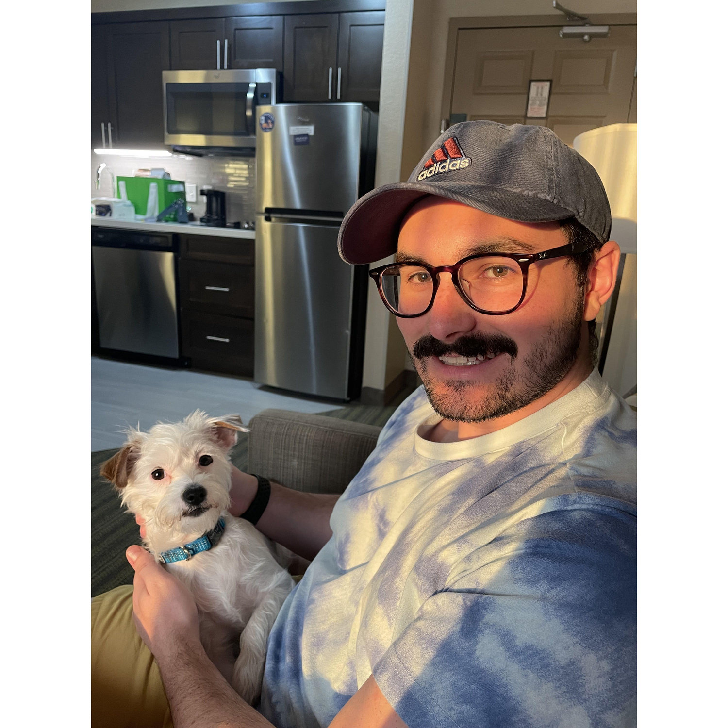 meeting poppy for the first time- a very important approval!