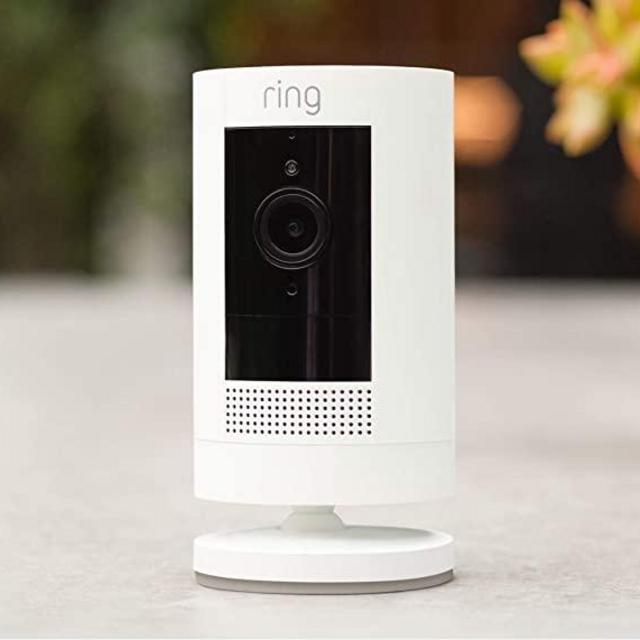 Ring Stick Up Cam Battery HD security camera with two-way talk, Works with Alexa – 2-Pack