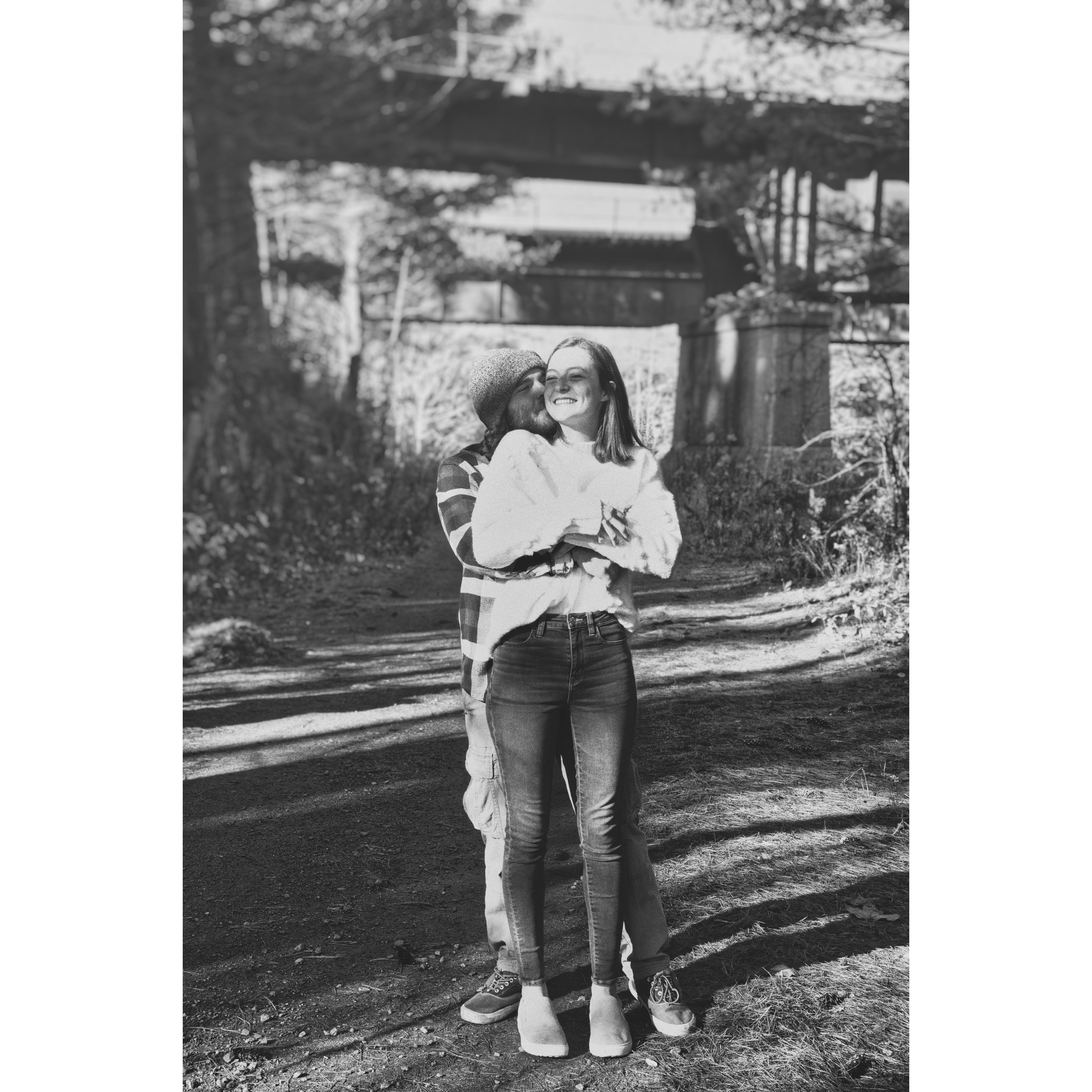 Engagement photos, Fall 2023