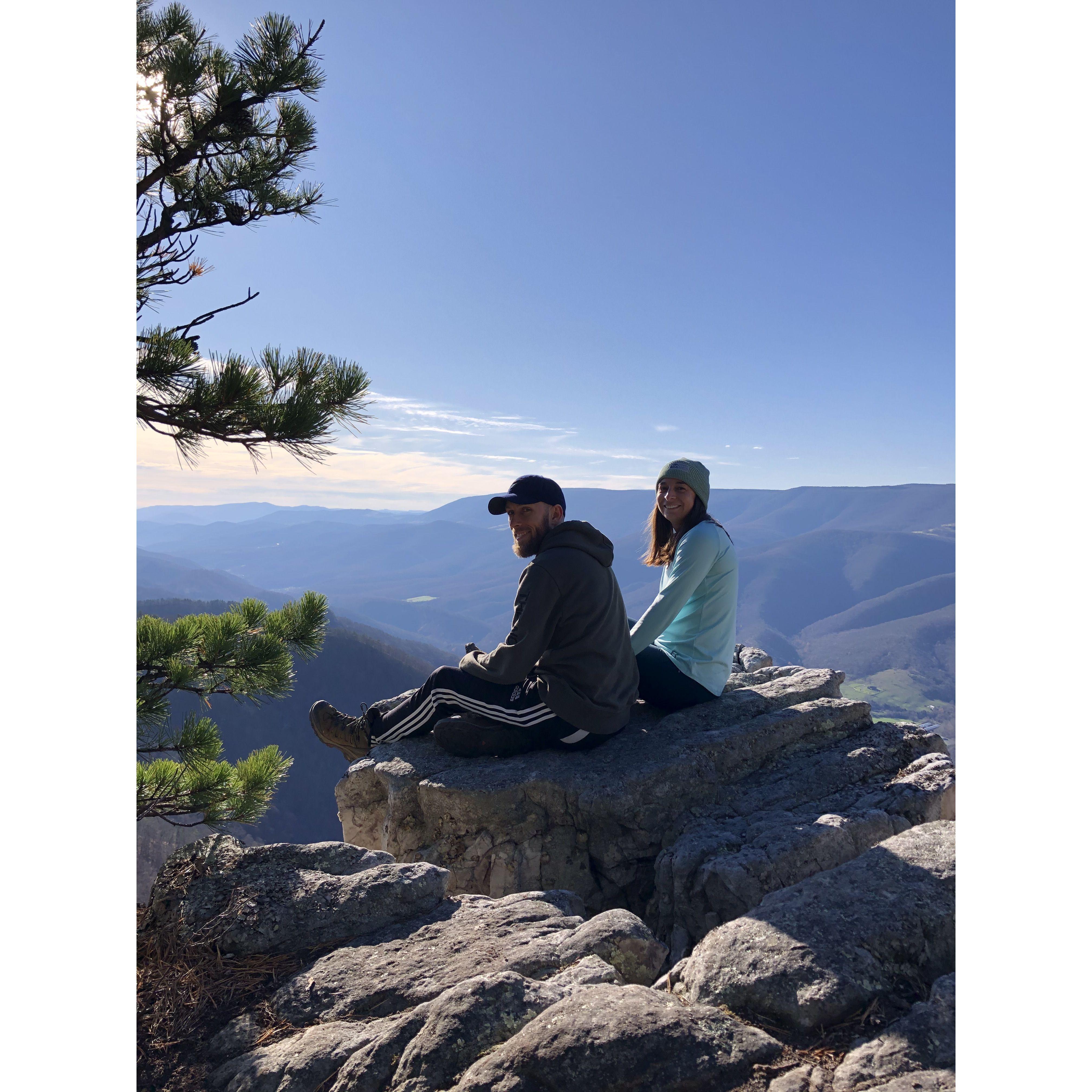 Yet another hike, this time at Chimney Top in West Virginia.