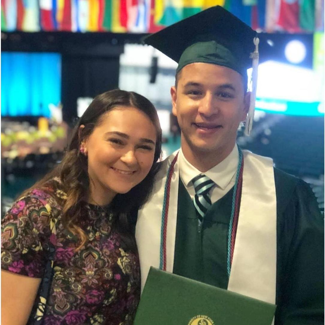 Gregory's graduation from Binghamton University.