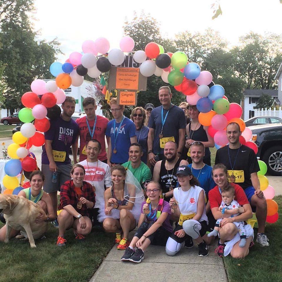 Amy's Wedding Fun Run, August 2017