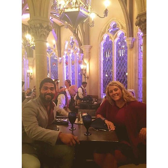 Dining in Cinderella's Castle