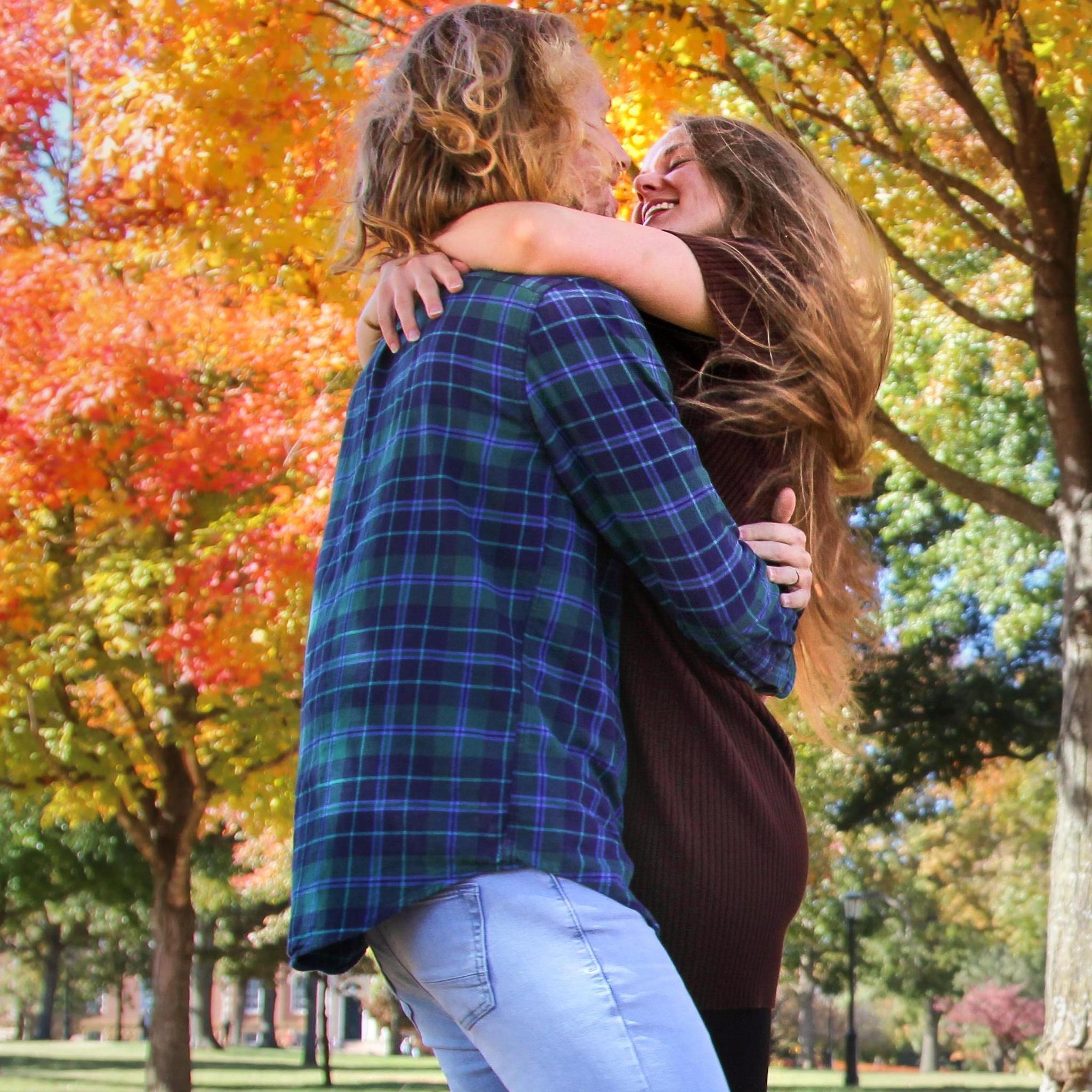 Fayetteville's famous fall leaves