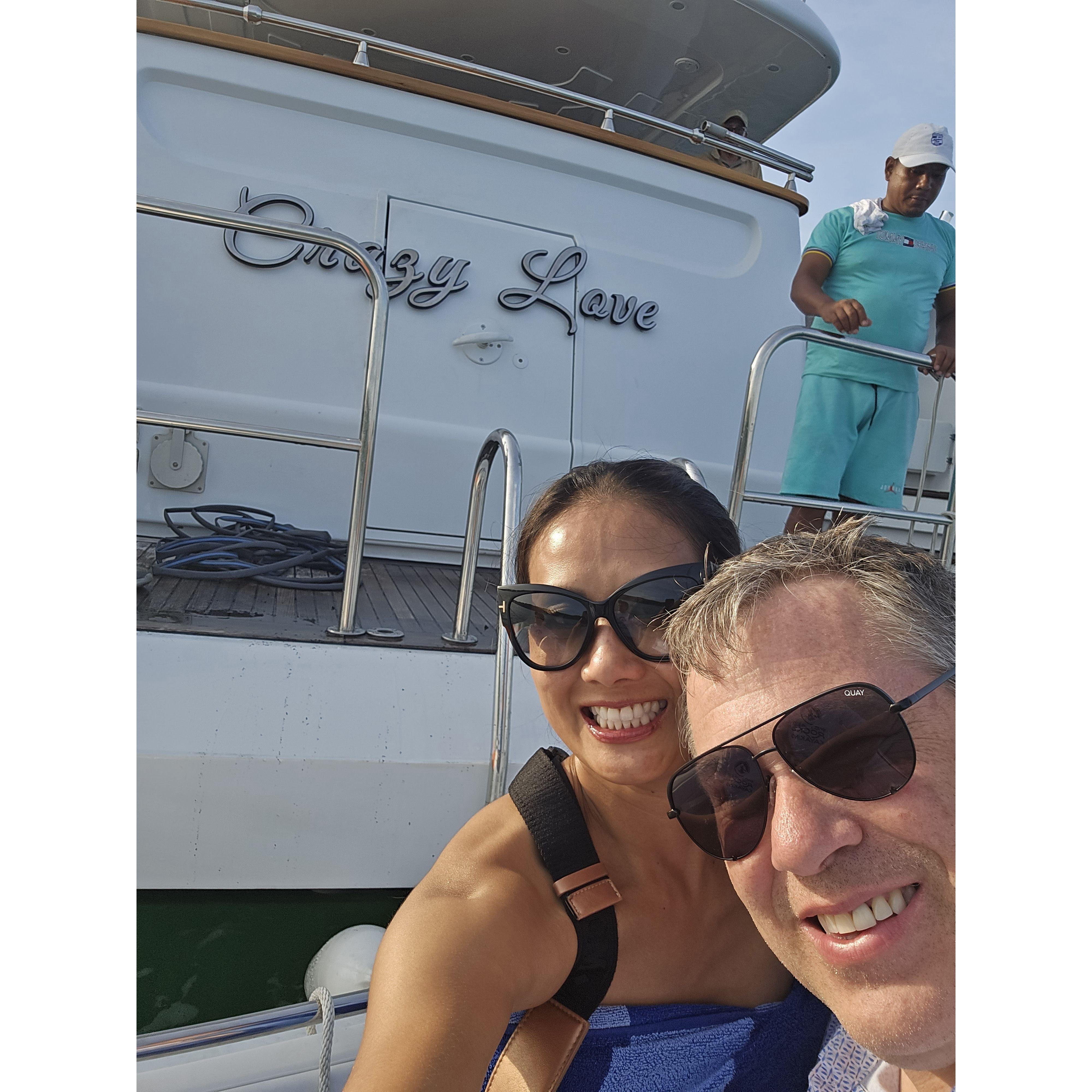 Our first trip to Cartagena on Crazy Love
