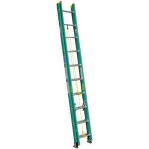 Werner Type II Fiberglass D-Rung Extension Ladder - 20 Ft