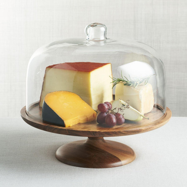Wood Pedestal Cake Stand - Thumbnail 2