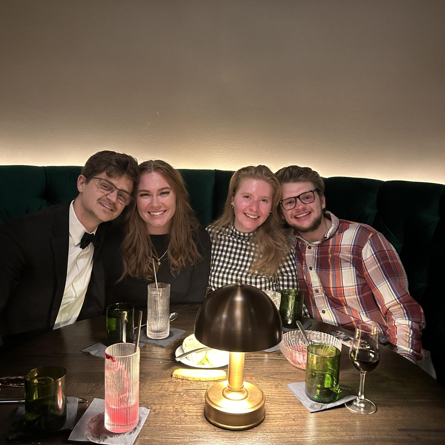 David’s Birthday - We got all dressed up and surprised David with a scavenger hunt that Anna created.