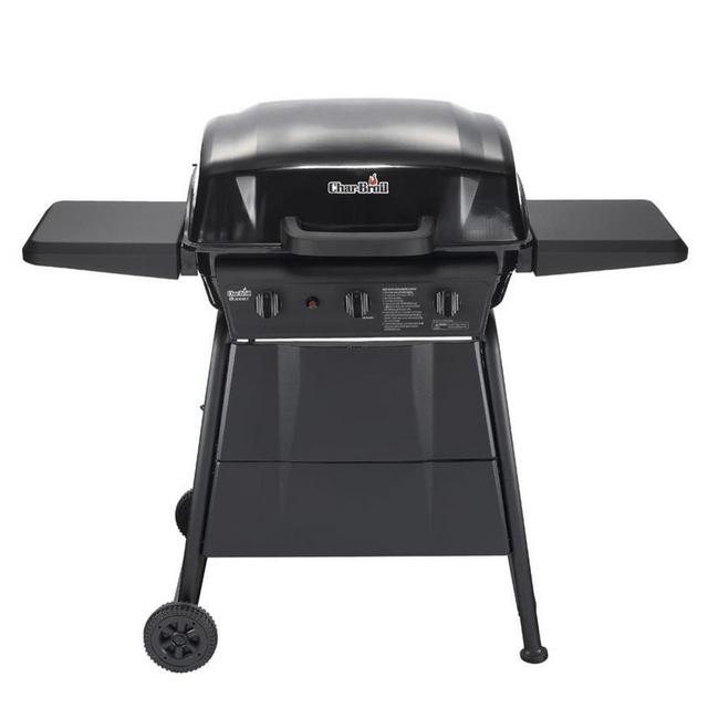 Char-Broil Quickset Black 3-Burner Liquid Propane Gas Grill