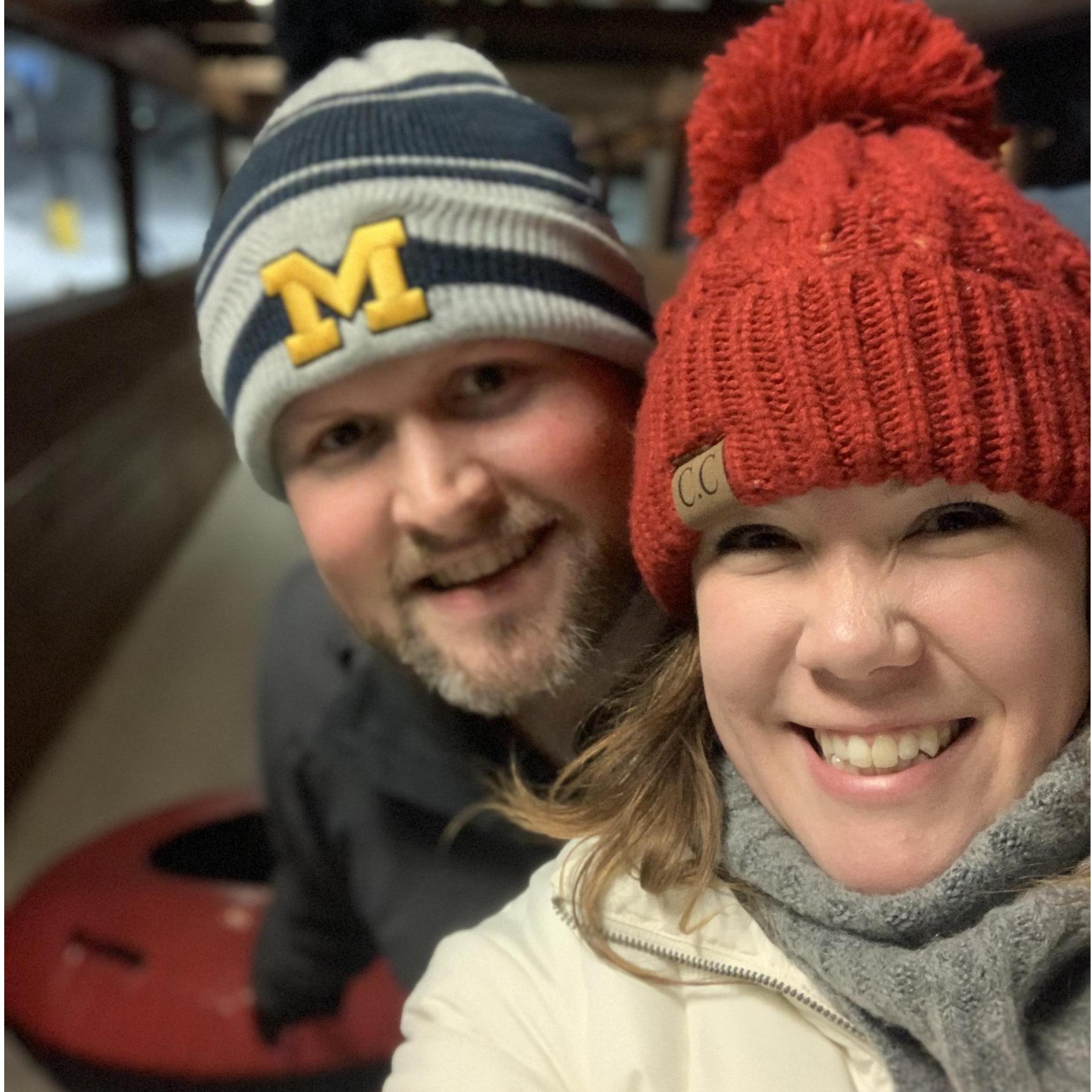 Snow tubing in Fairfield, Pennsylvania 2019