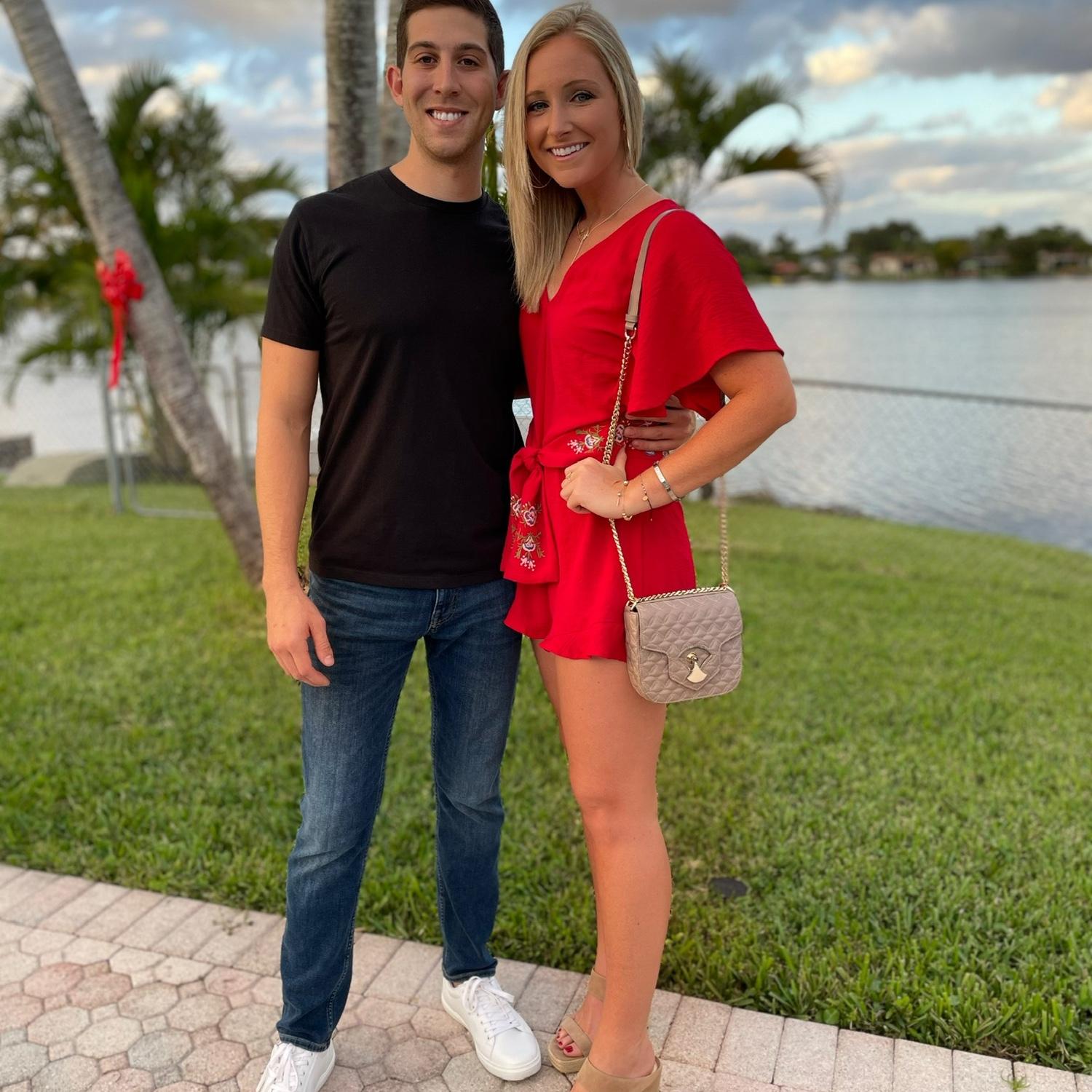 Cami's first hometown visit to Nick's childhood home in Sunrise, FL in 2020