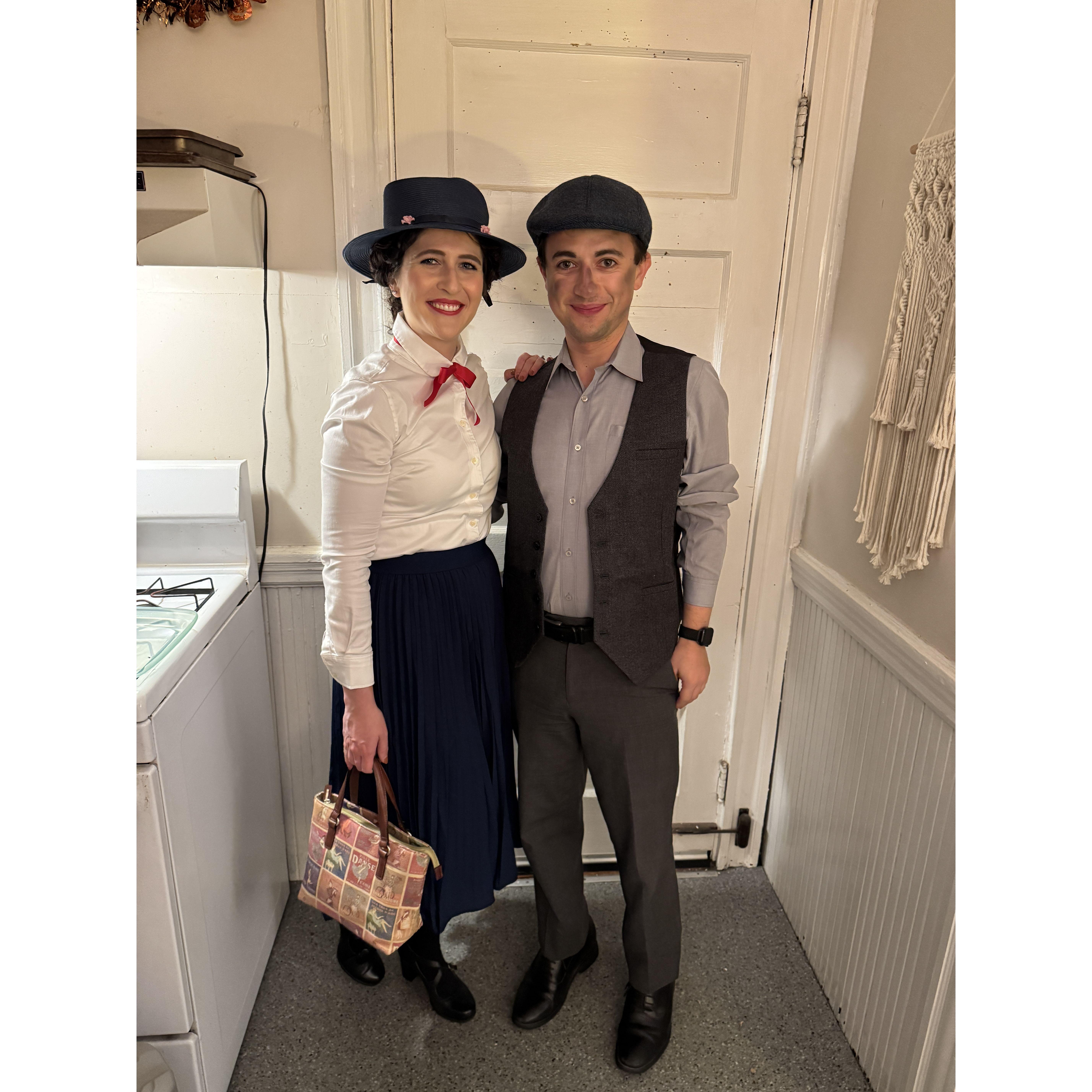 Mary Poppins and Bert - Halloween 2024