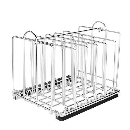 EVERIE Weighted Sous Vide Rack Divider, Improved Vertical Mount Stops Wobbling, 7 Stainless Steel Dividers