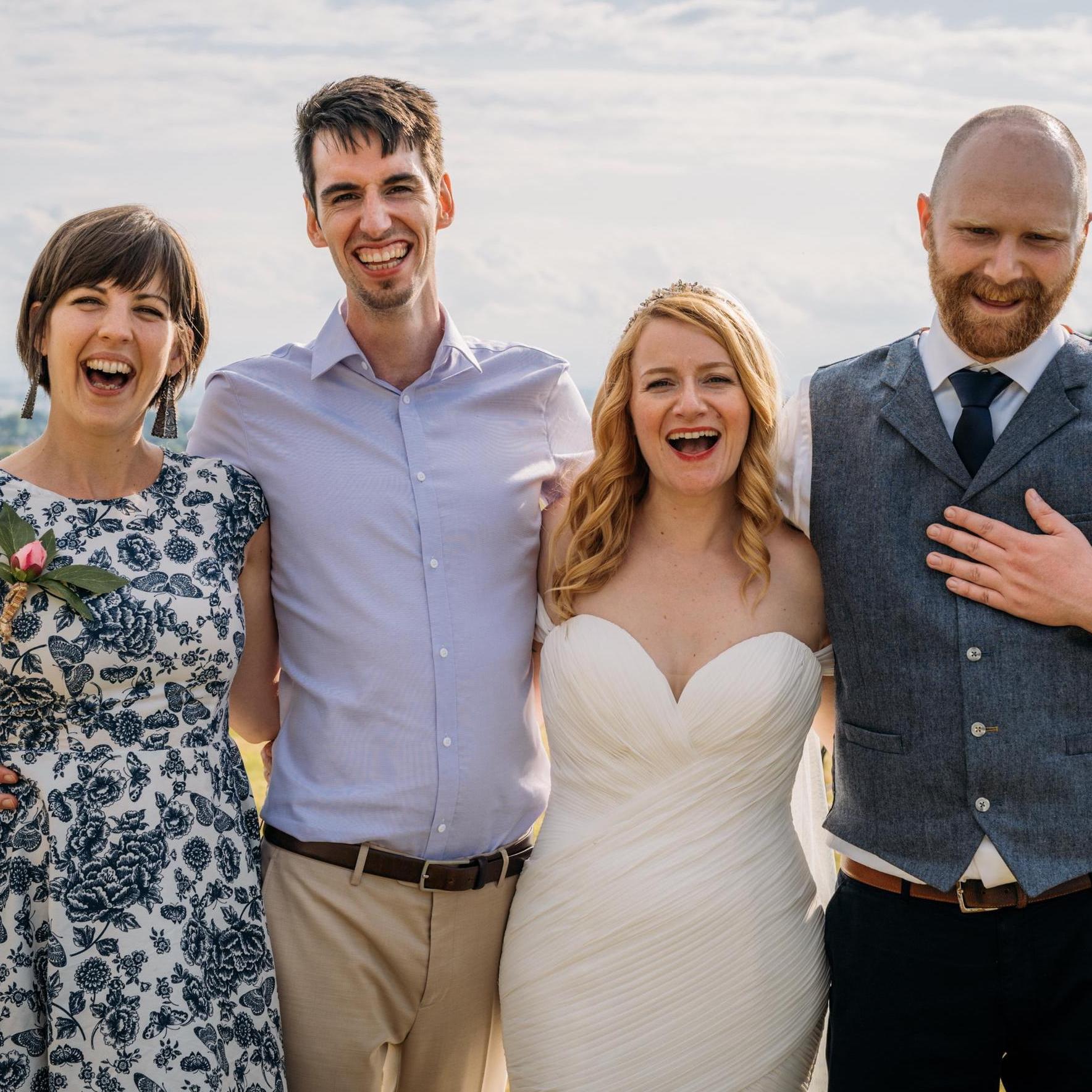 We had such an awesome time celebrating April and Dan’s wedding last year. (You may have noticed the plethora of “Dans” in our life...)