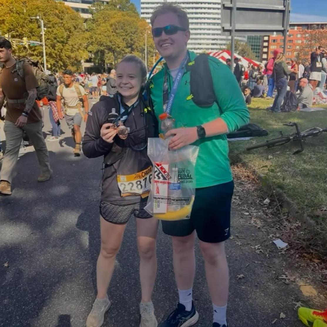 After running the Marine Corps Marathon (October 2024)