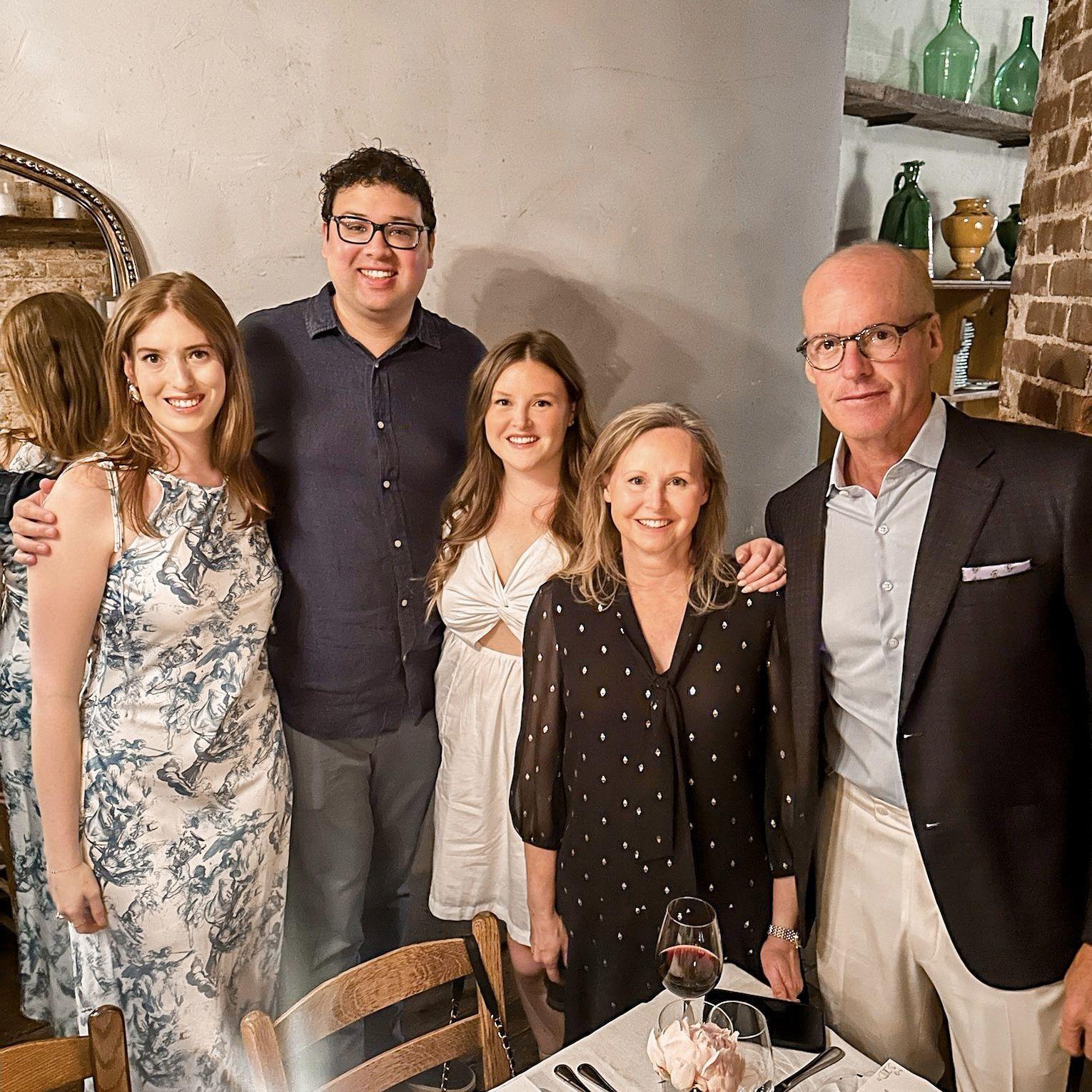 Katherine's parents flew in to New York to surprise her after our engagement and threw us a surprise engagement party!
