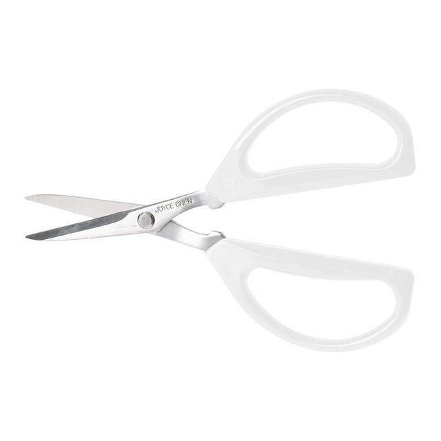 Joyce Chen Original Unlimited Kitchen Scissors All Purpose Kitchen Shears With Comfortable Handles, White