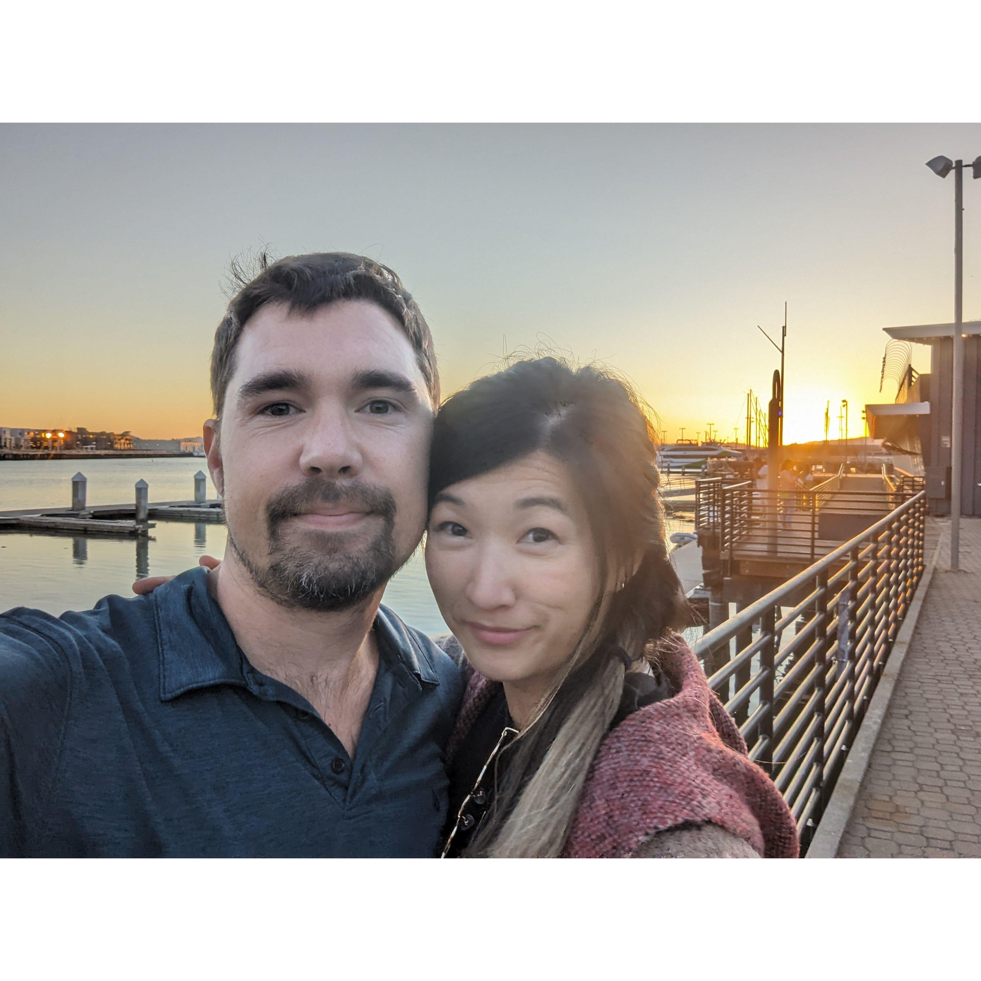 One of many of our Friday date nights. This one is from Jack London Square, one of our favorite Oakland spots.