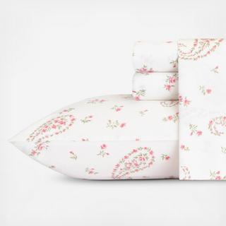 Bristol Paisley Flannel 4-Piece Sheet Set