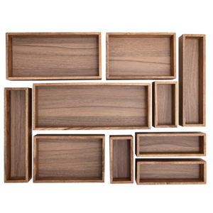 Seville Classics Acacia Box Set, 10-piece